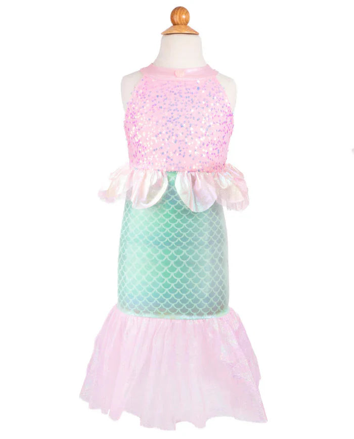 Great Pretenders Misty Mermaid Jurk Pink 5-6Y