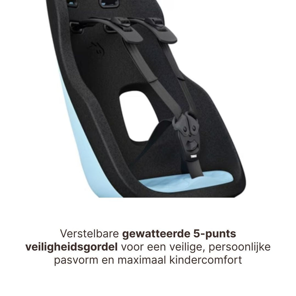Thule Yepp Nexxt 2 Maxi Fietszitje Fietsstoel Achterop Bagagedrager Montage I Aquamarine