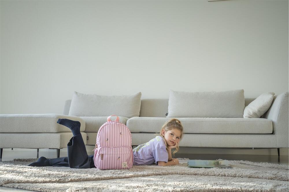 Kidzroom Kleuter Rugzak 36x27x12cm | Nostalgia Roze