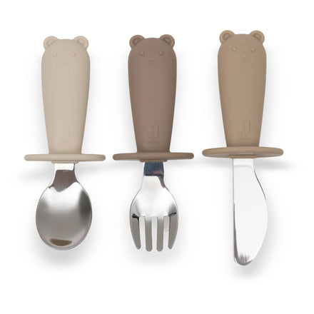 Jollein Bestekset Siliconen | Natural Shades