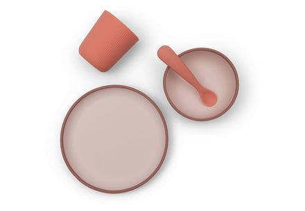 Jollein Kinderserviesset Siliconen | Blush Shades