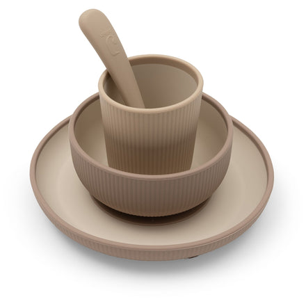 Jollein Kinderserviesset Siliconen | Natural Shades