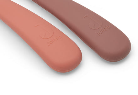 Jollein Siliconen Lepeltje | Blush Shades (2-pack)