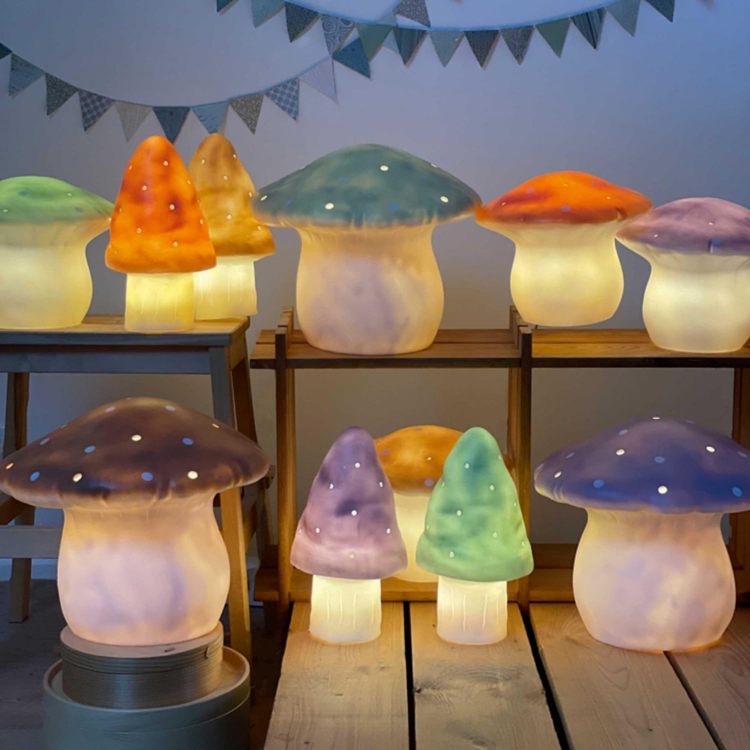Egmont Toys Nachtlamp Mushroom Large Mokka 30cm