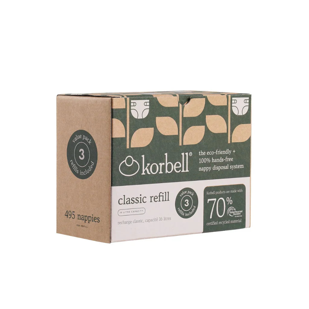 Korbell Luieremmer Navulling 16l | 3 pack