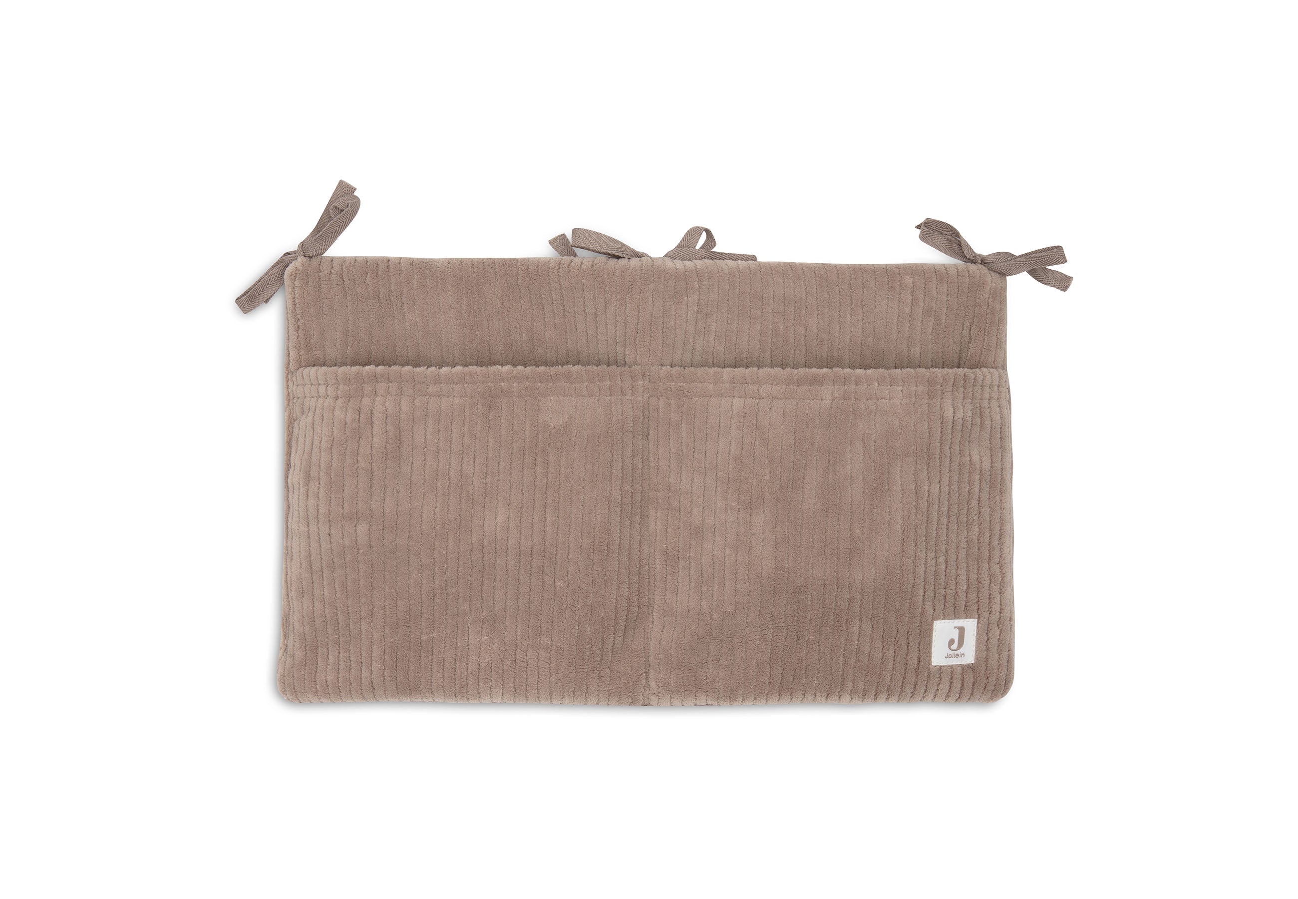 Jollein Boxopbergzak Organizer Cloudy Rib | Milky Coffee