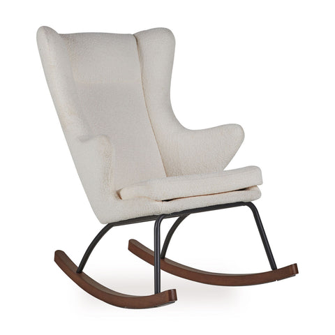 Quax Rocking Adult Chair De Luxe | Cream | Beschikbaar vanaf 15/11