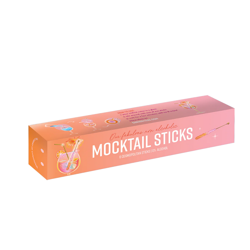 CuriosiTeas Mocktail Sticks Cosmopolitans | 6 Sticks