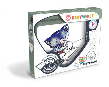 Kidywolf Kidydraw Lichtgevende Tablet Leren Tekenen En Schrijven | Groen TERUG BESTELBAAR 29/11