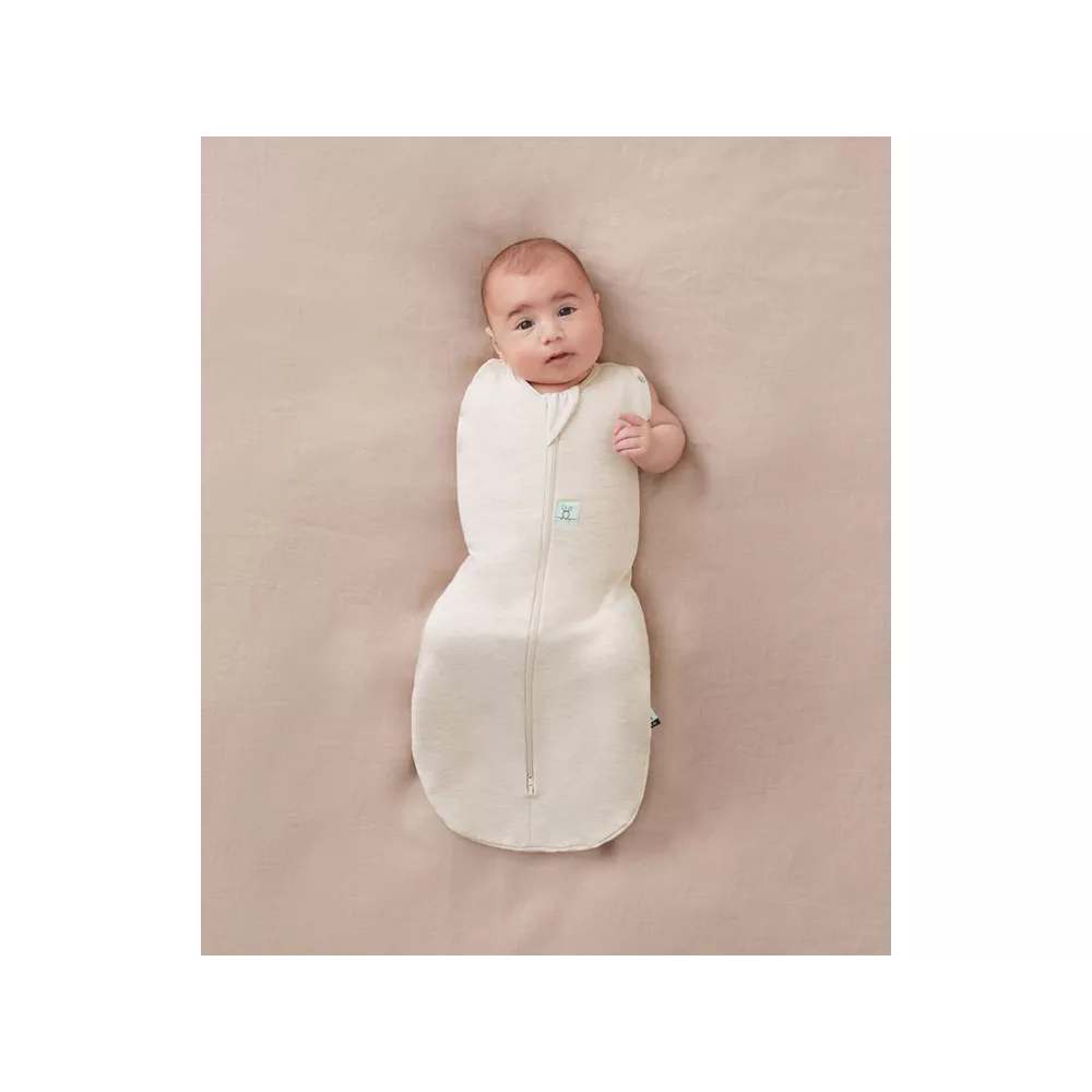 Ergopouch Cocoon Inbaker Slaapzak 62 cm Tog 0.2 | Oatmeal Marle