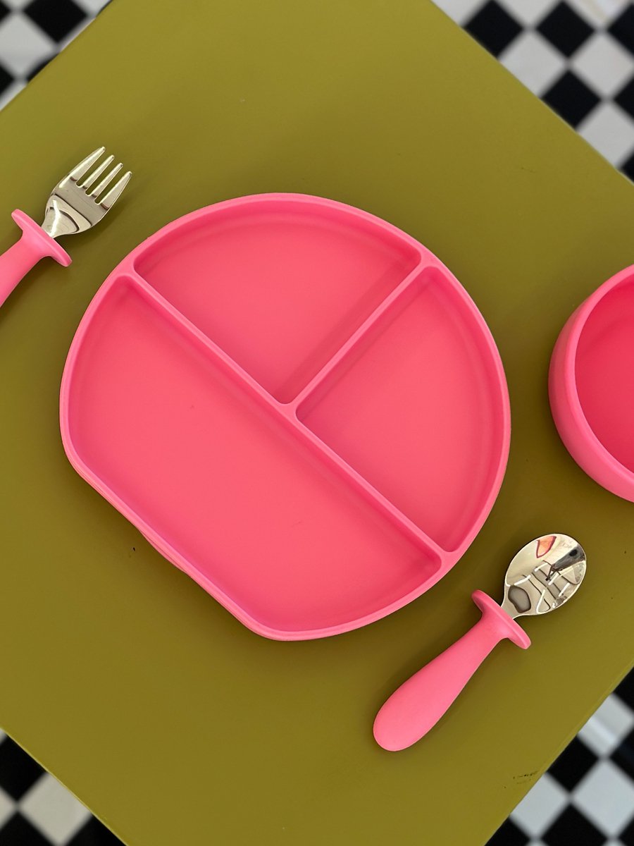 Tress Silicone Bord Met Zuignap | Bubbly Pink