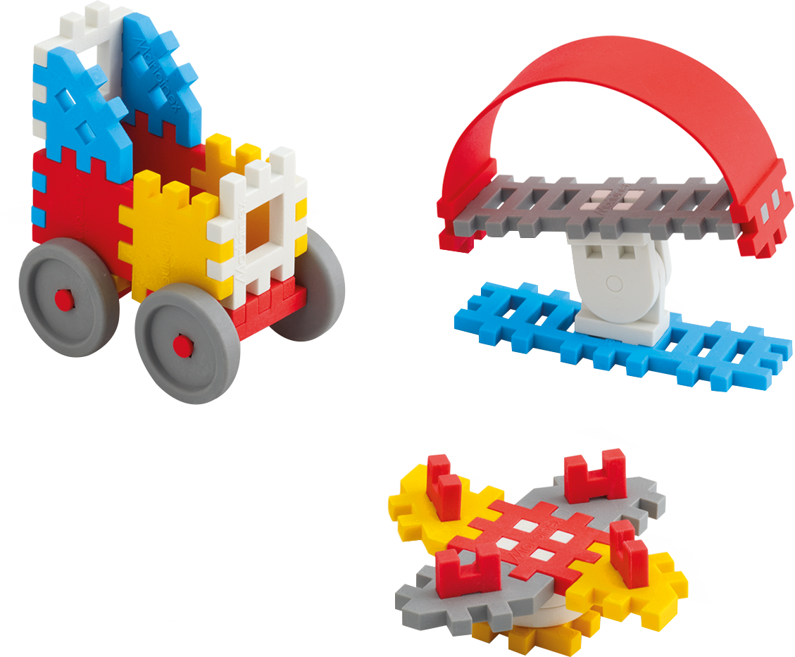 Marioinex Mini Waffle | 35 Pcs Constructor (Blue)