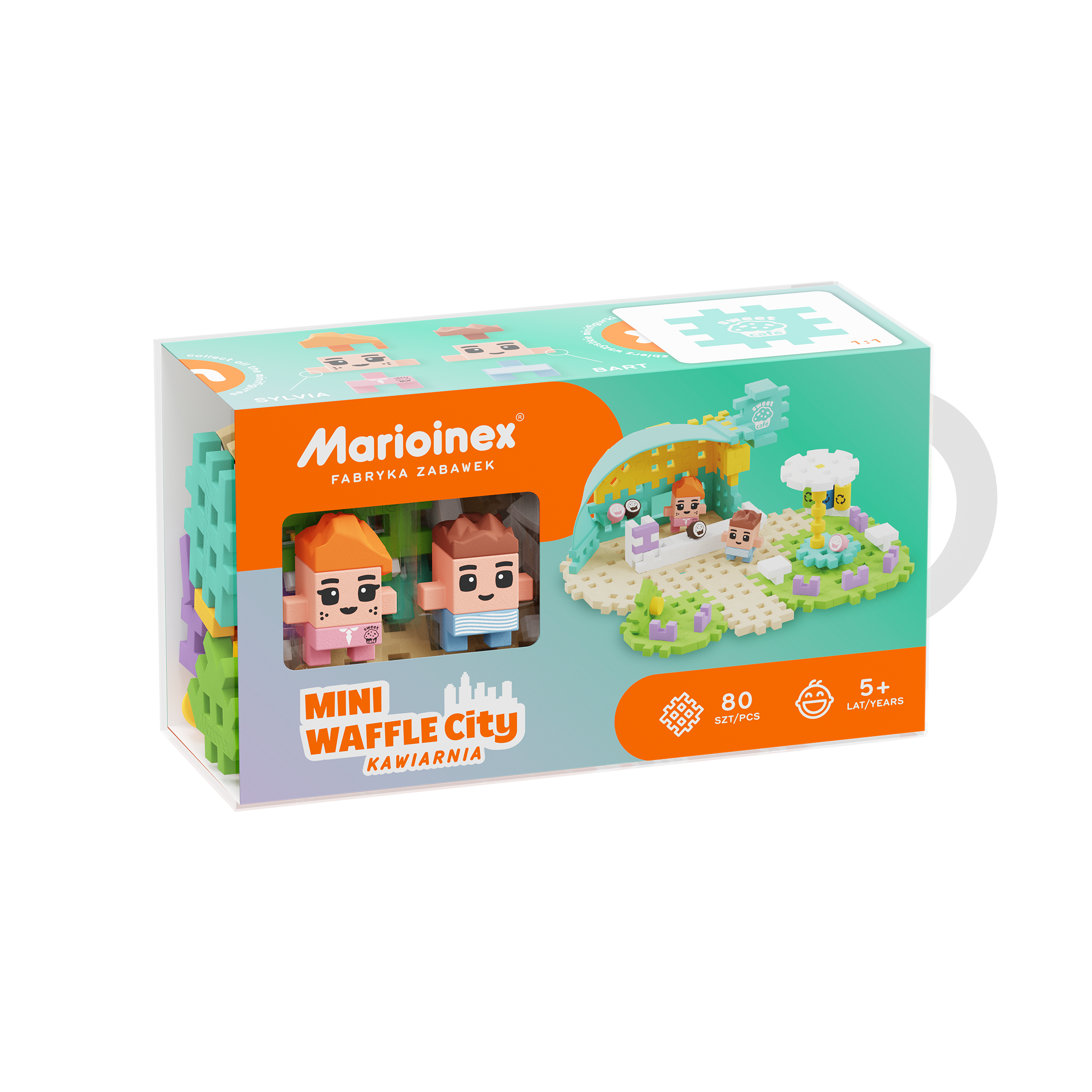 Marioinex Mini Waffle | Cafe 80 Pcs