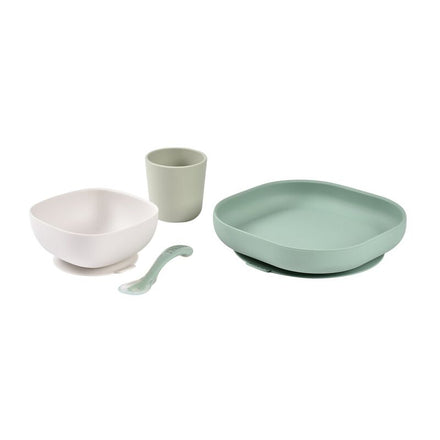 Beaba Siliconen eetset | Sage Green