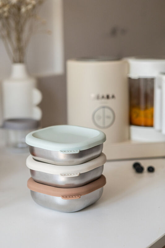 Béaba Maaltijddoosjes RVS | Natural