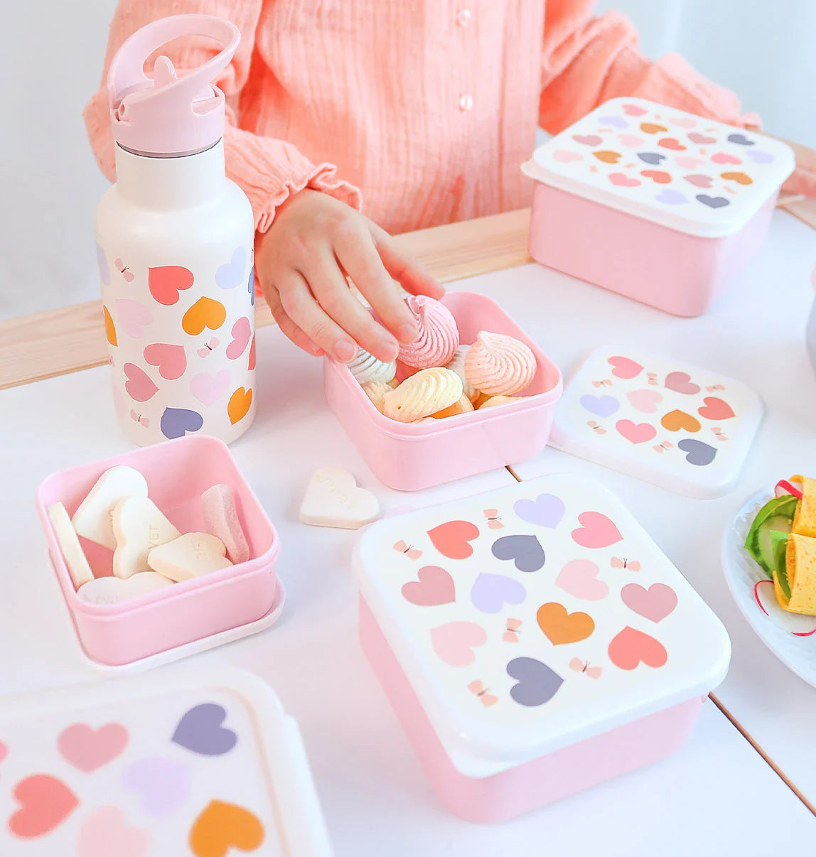 A Little Lovely Company Lunch & Snack Box Set | Hartjes