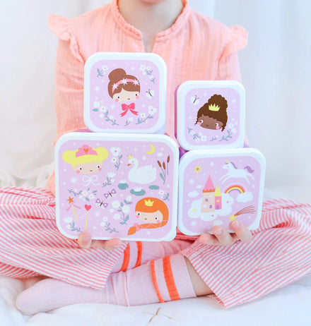 A Little Lovely Company Lunch & Snack Box Set | Prinsessen