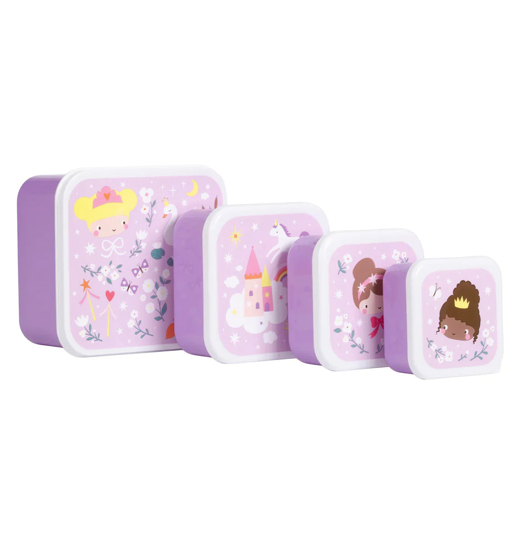 A Little Lovely Company Lunch & Snack Box Set | Prinsessen