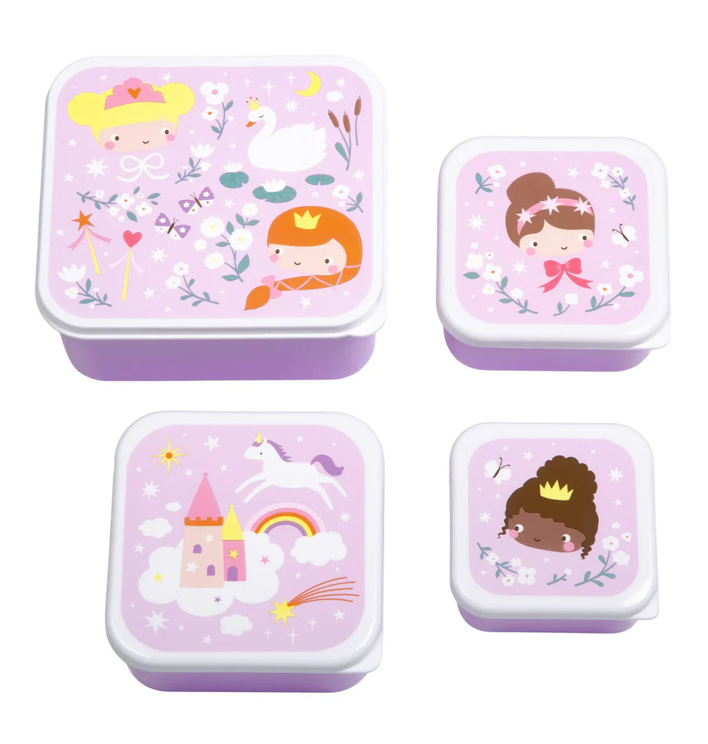 A Little Lovely Company Lunch & Snack Box Set | Prinsessen