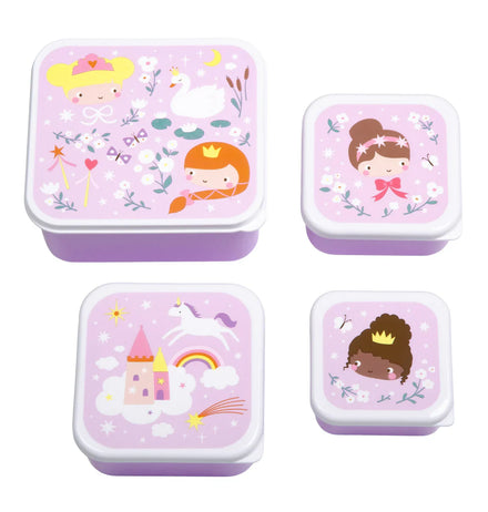 A Little Lovely Company Lunch & Snack Box Set | Prinsessen