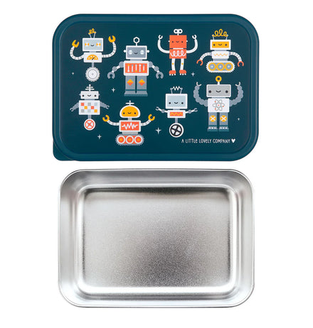 A Little Lovely Company RVS Lunchbox | Robots