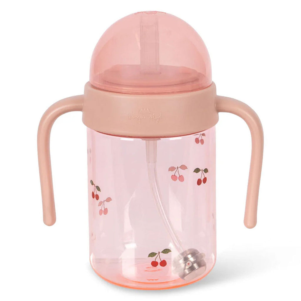 Konges Sløjd Drinkflesje Met Handvaten | Cherry Blush