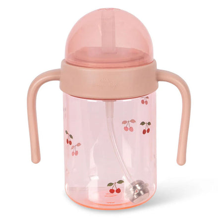 Konges Sløjd Drinkflesje Met Handvaten | Cherry Blush