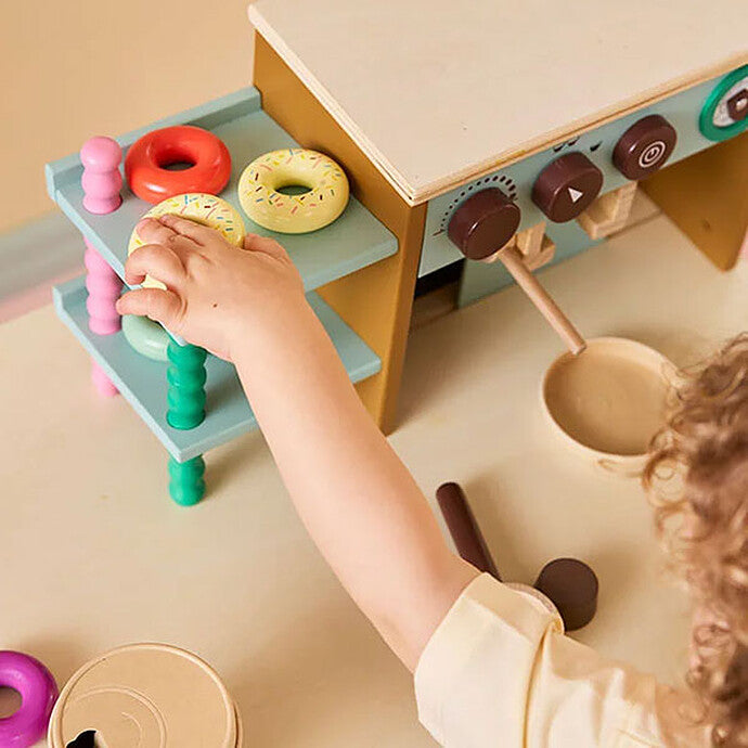 Kid's Concept Coffee Bar met zijplankjes en open vakken