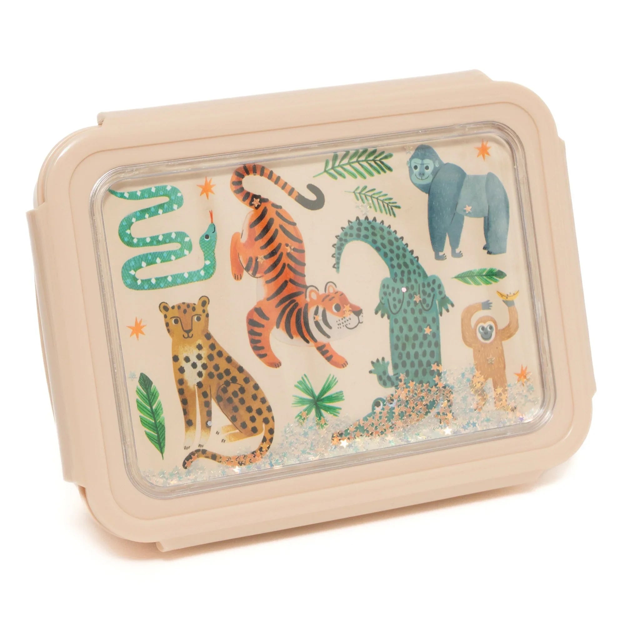 Petit Monkey Handige Bento Lunchbox Met Vakjes | Upside Down Animals