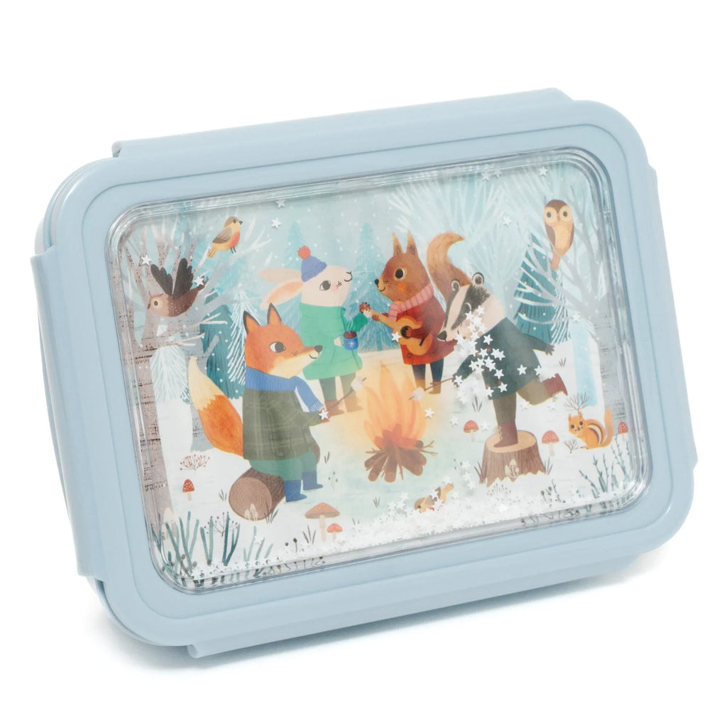 Petit Monkey Handige Bento Lunchbox Met Vakjes | Bonfire Animals