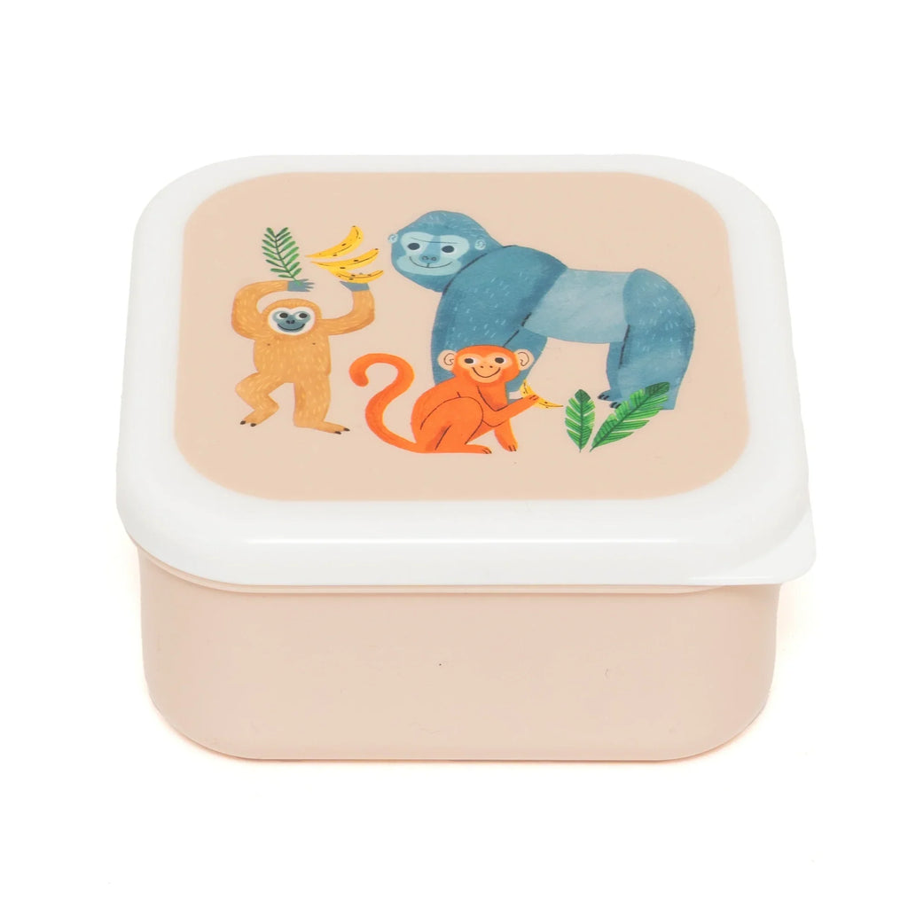 Petit Monkey Set 3 Snack Boxen | Upside Down Animals