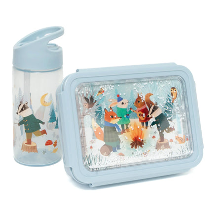 Petit Monkey Handige Bento Lunchbox Met Vakjes | Bonfire Animals