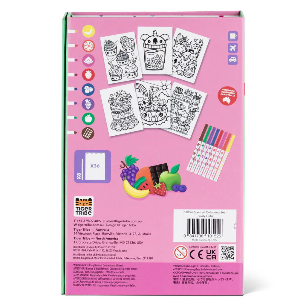 Tiger Tribe Meeneem Scented Colouring Set | Fruity Cutie