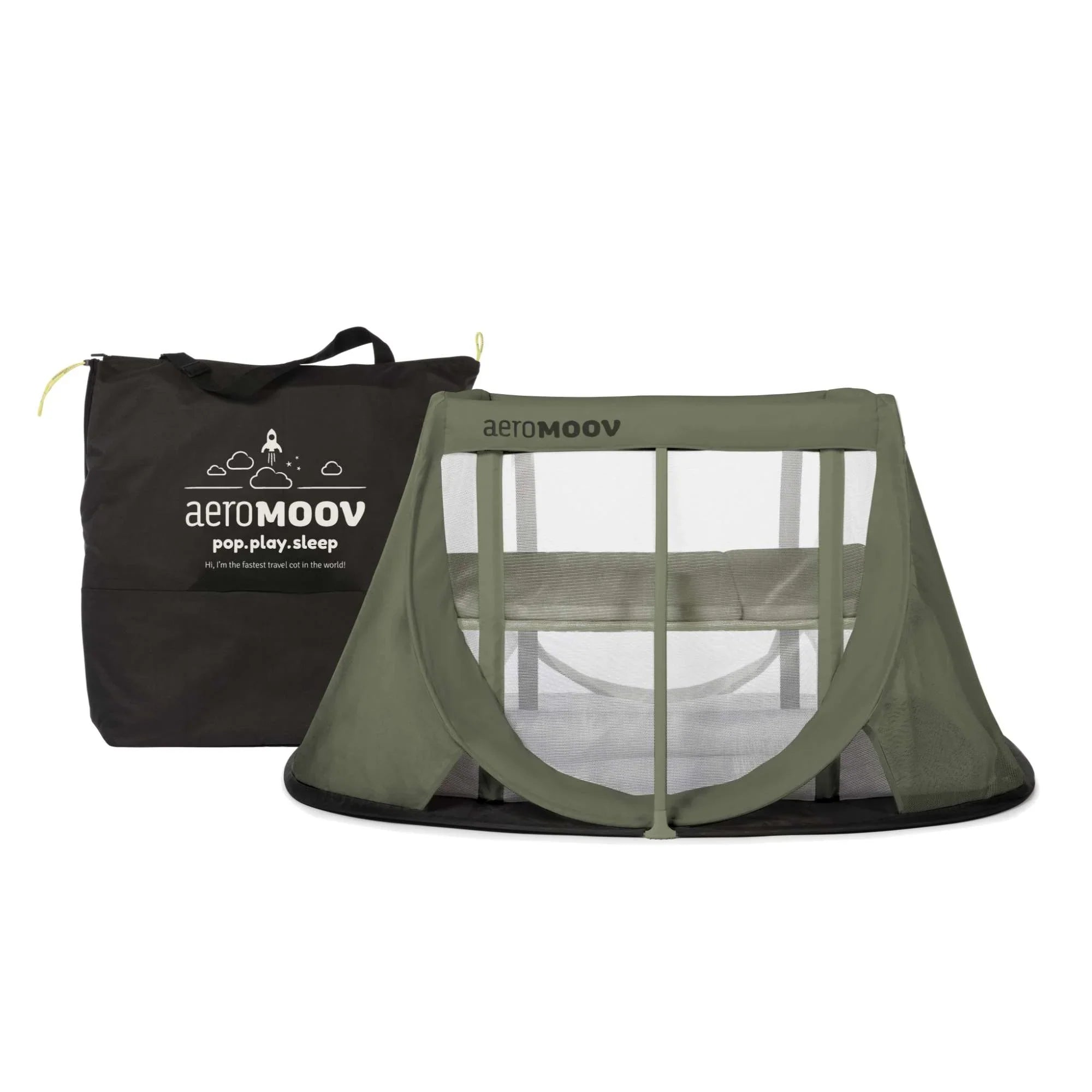 AeroMoov Instant Reisbedje | Green Moss