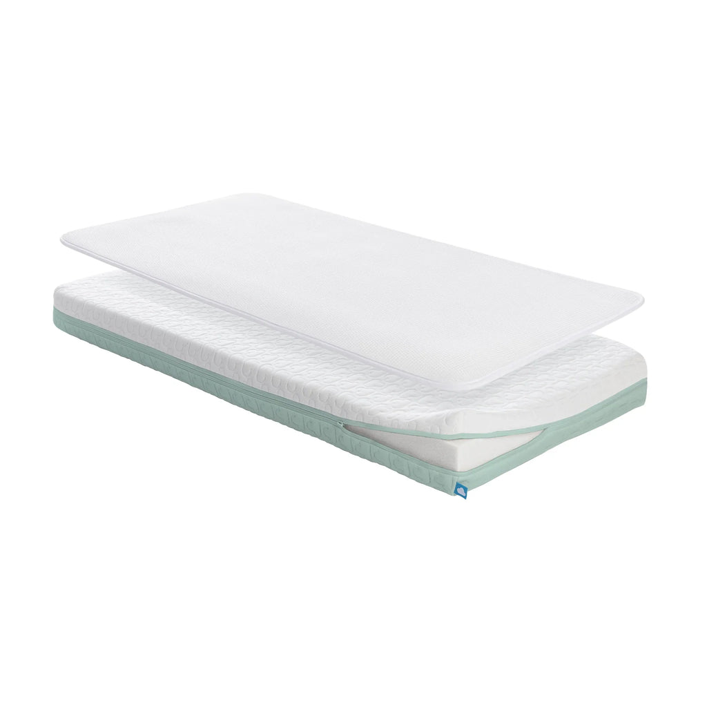 AeroSleep EvoDuo Matraspakket voor Babybed/Ledikant| Matras + Matrasbeschermer 70 x 140 cm