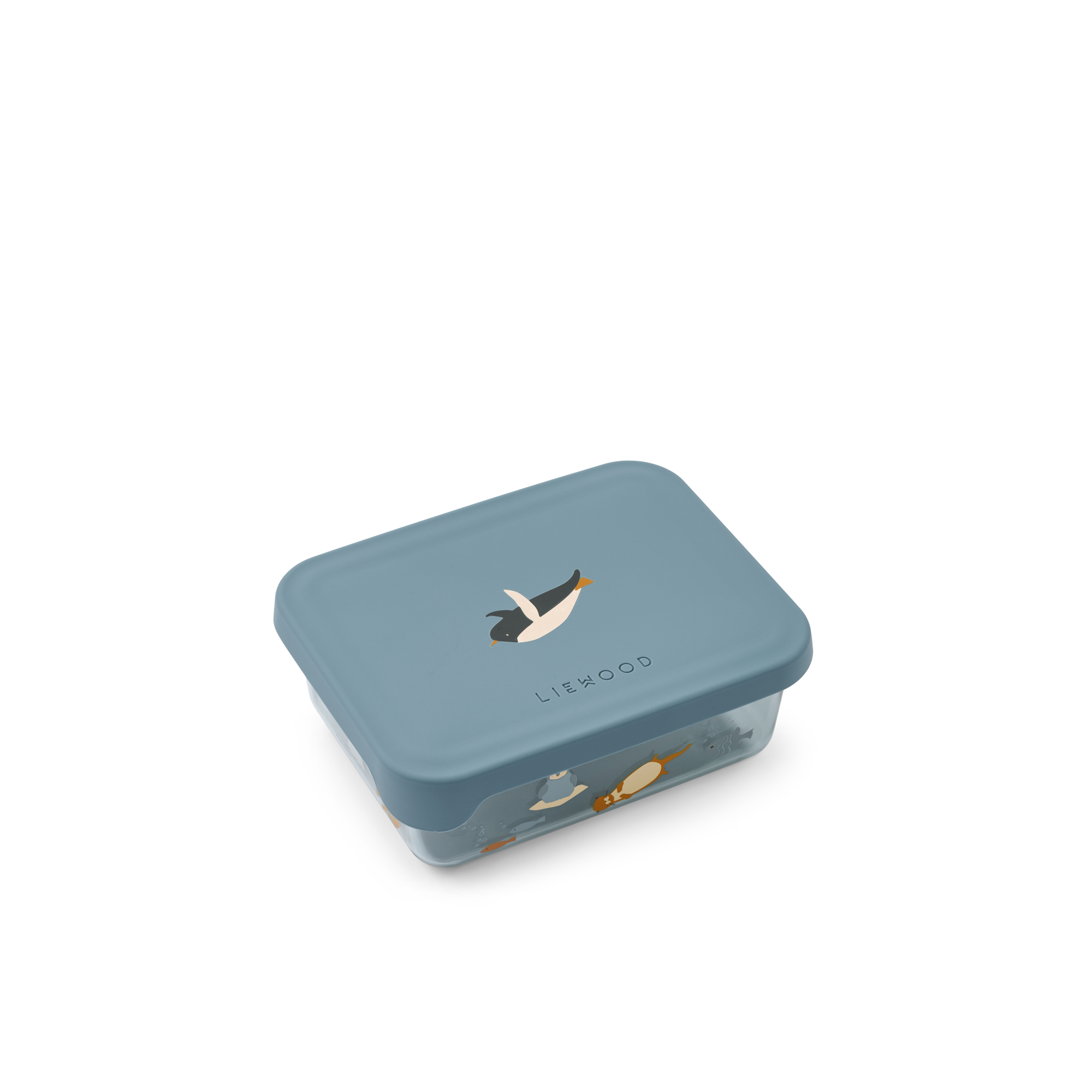 Liewood Ako Tritan Snack Box | Arctic Sea / Ocean View