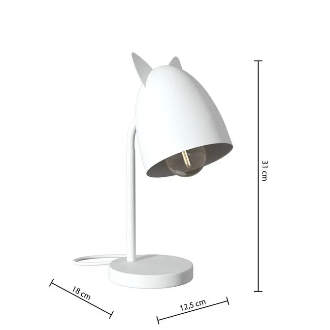 Atmosphera Nachtlamp Oreilles 31cm | Off White
