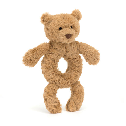 Jellycat Knuffel Bartholomew Bear Ring Rammelaar