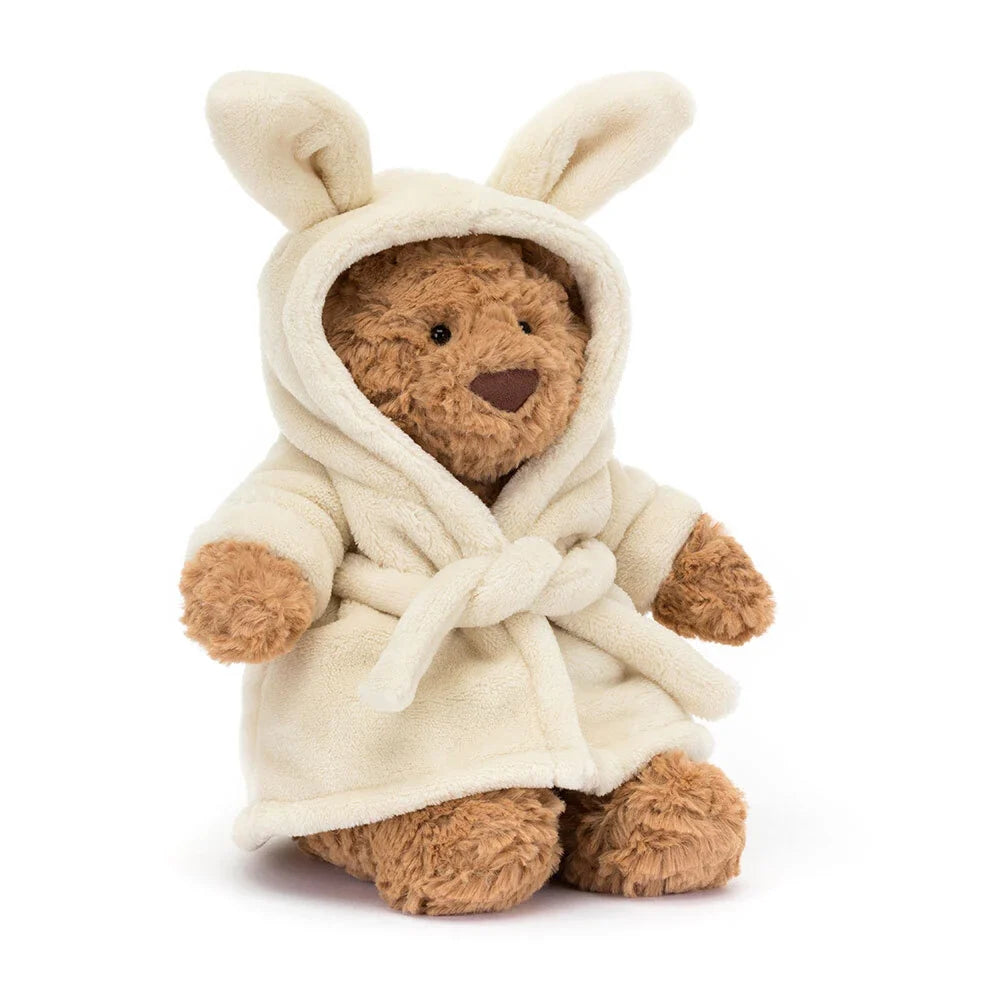 Jellycat Bartholomew Bear knuffelbeer in badjas