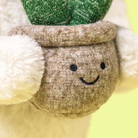 * Jellycat Knuffel | Cream Bunny Met Plantje