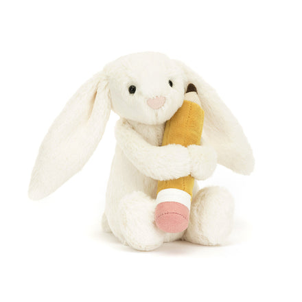 Jellycat Knuffel Amuseable Bashful Bunny With Pencil