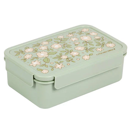 A Little Lovely Company Lunch Box Met Verdeelvakjes | Blossoms Sage