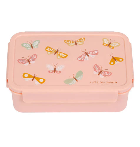 A Little Lovely Company Lunch Box Met Verdeelvakjes | Butterflies