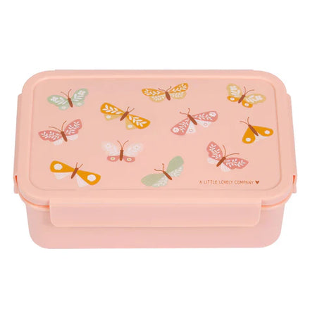 A Little Lovely Company Lunch Box Met Verdeelvakjes | Butterflies