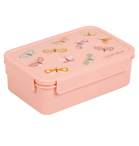 A Little Lovely Company Lunch Box Met Verdeelvakjes | Butterflies