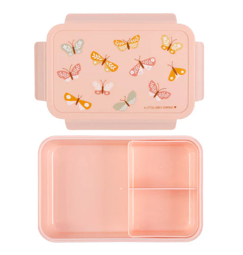 A Little Lovely Company Lunch Box Met Verdeelvakjes | Butterflies