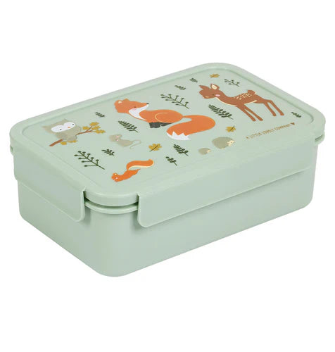 A Little Lovely Company Lunch Box Met Verdeelvakjes | Forest Friends