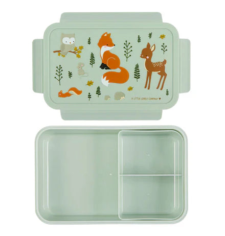 A Little Lovely Company Lunch Box Met Verdeelvakjes | Forest Friends