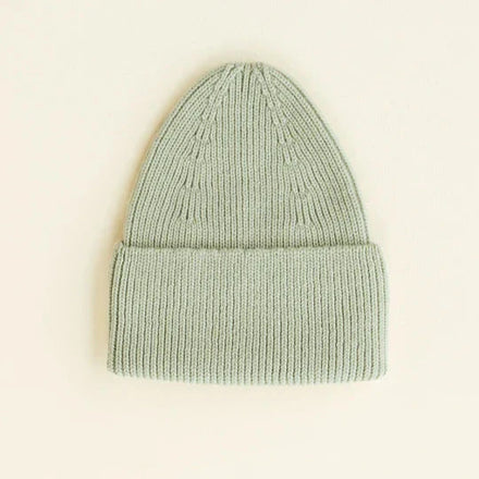 Hvid Newborn Beanie Fonzie 0-6M | Mint