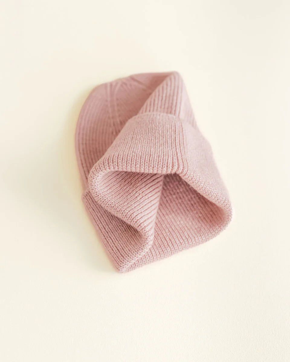 Hvid Newborn Beanie Fonzie | Powder